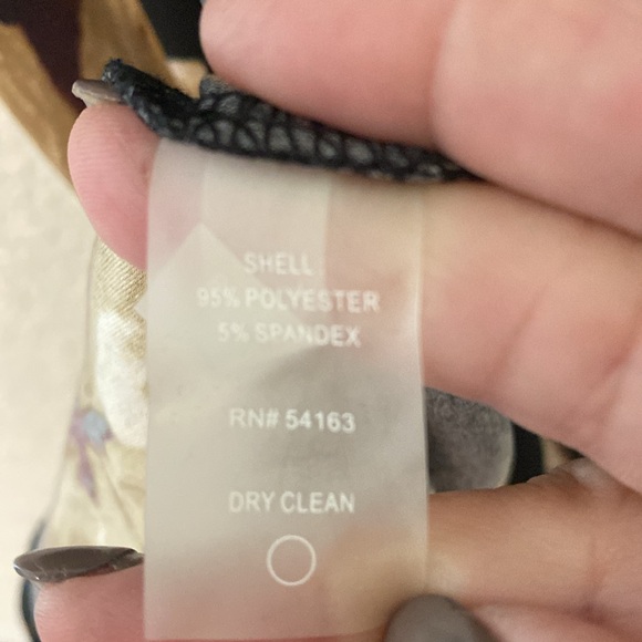 TOMMY HILFIGER Miranda Floral Dress Floral 3/4 Sleeve Crew Neck Stretch … - Picture 14 of 15